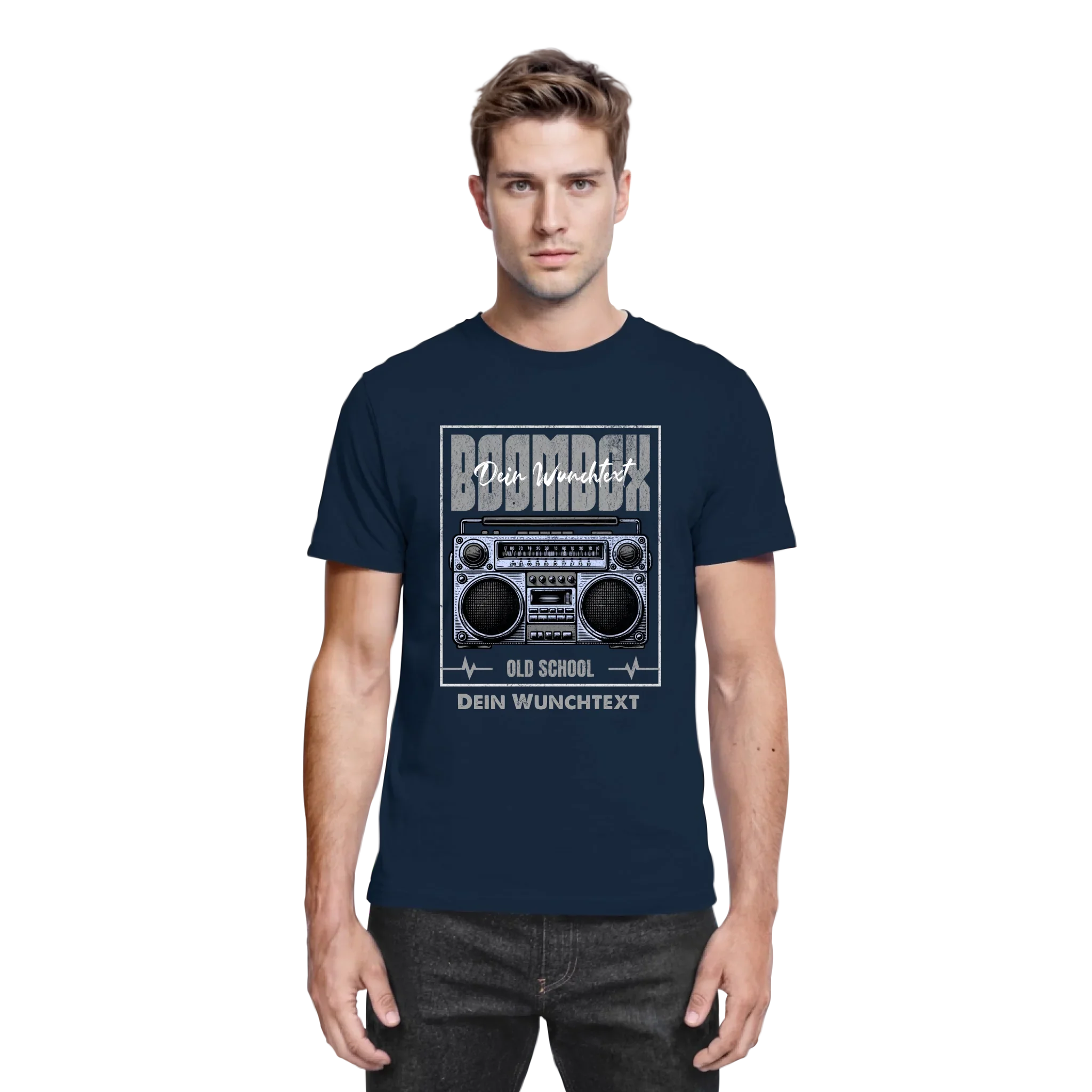 Boombox • mehrere Artikel • ’Statement-Collection’ • Wunschtext • Mein Motiv • Retro - personalisierbare Motive