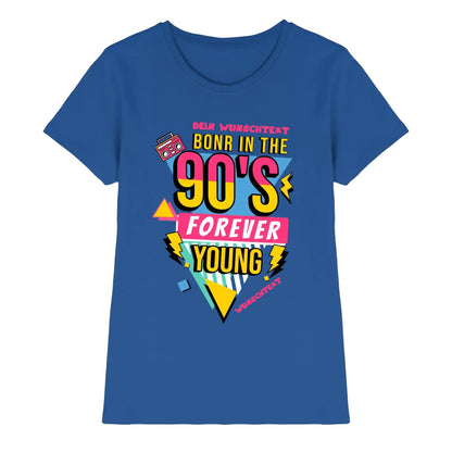 Boombox • mehrere Artikel • ’Statement-Collection’ • Wunschtext • Mein Motiv • Retro - Premium Damen T-Shirt Bio