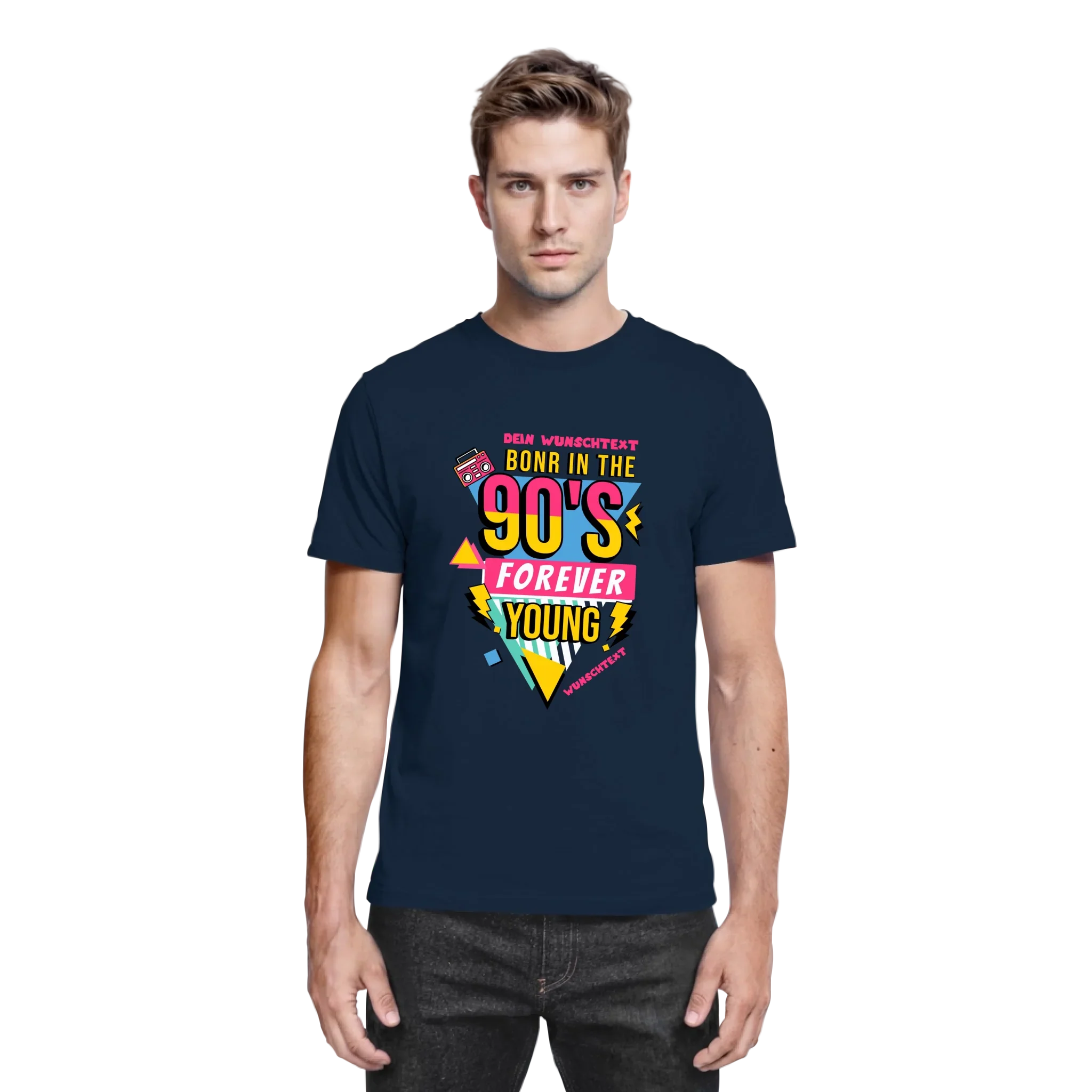 Born in the 90s • mehrere Artikel • ’Statement-Collection’ • Wunschtext • Mein Motiv • Retro - personalisierbare Motive