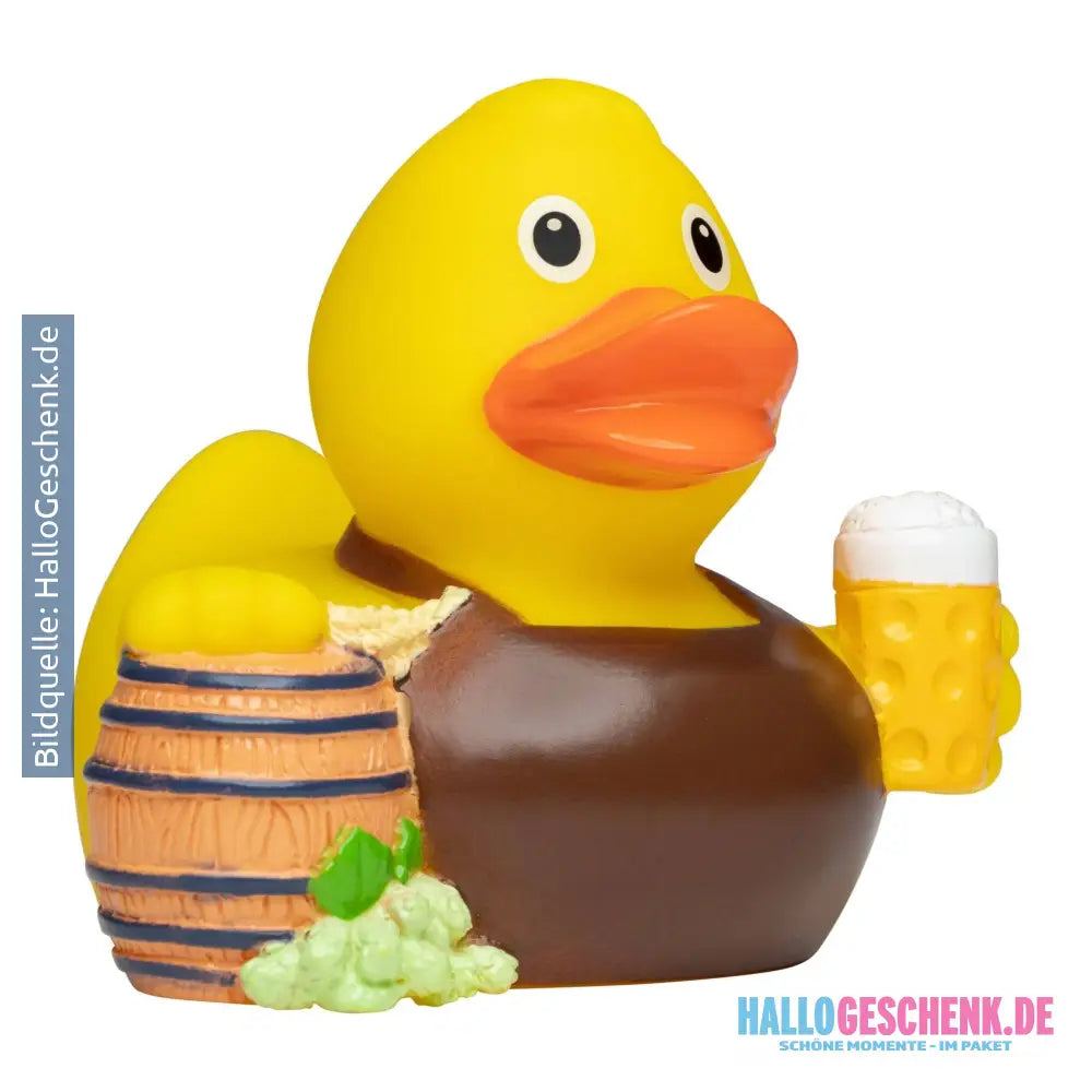 Brauerei • Bier • Brauer • Quietsche-Ente / Badeente