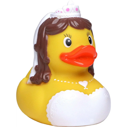 Brautpaar Ehepaar Hochzeit • Quietsche-Ente / Badeente Set