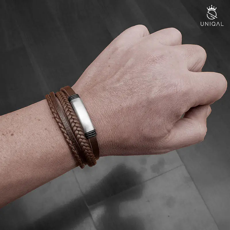BROWN OLIVE - Armband