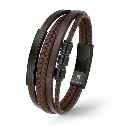 BROWN SHAPE - 19 cm - Armband