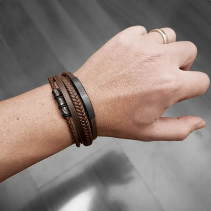 BROWN SHAPE - Armband