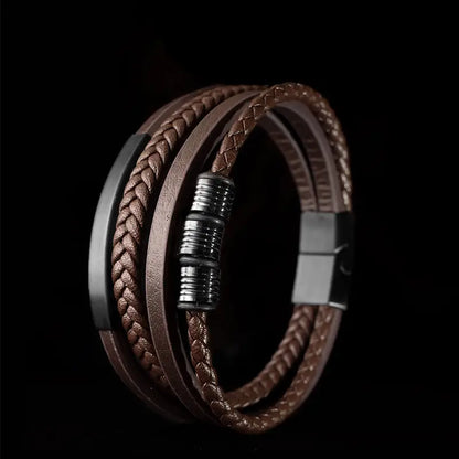 BROWN SHAPE - Armband