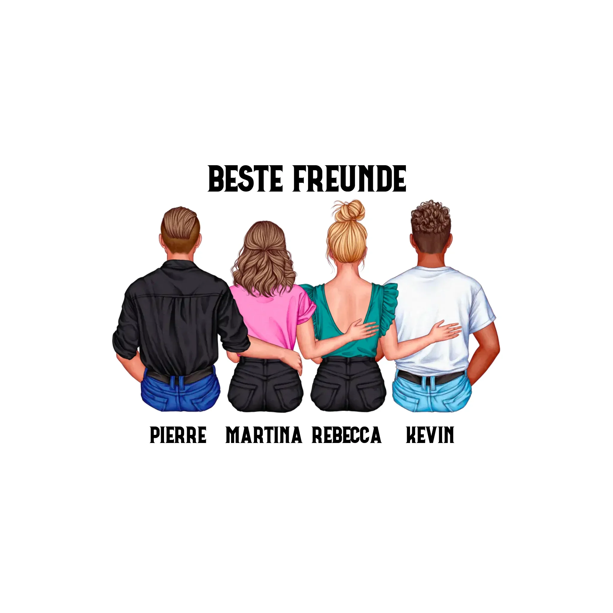 Paar-Designer: 1-4 Figuren (mw/mm/ww) • mehrere Artikel • ’Statement-Collection’ • Wunschtext • personalisierte