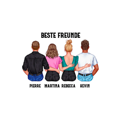 Paar-Designer: 1-4 Figuren (mw/mm/ww) • mehrere Artikel • ’Statement-Collection’ • Wunschtext • personalisierte