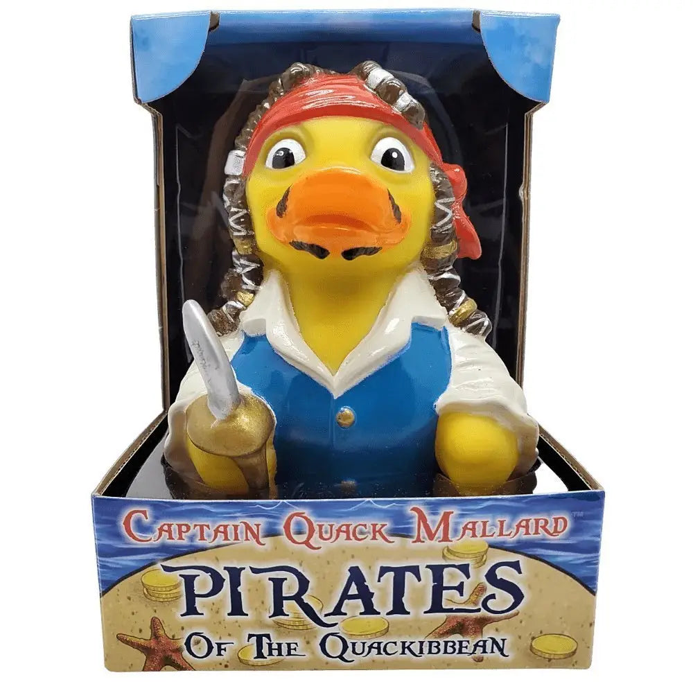 Captain Quack Mallard • Pirat der Quackibeean • Gummiente • offizielles Produkt von CelebriDucks