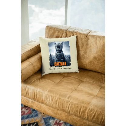 Catzilla • Katze • Kissen 40x40 cm • Exklusivdesign • personalisiert