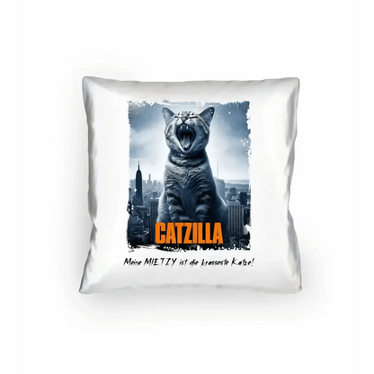 Catzilla • Katze • Kissen 40x40 cm • Exklusivdesign • personalisiert