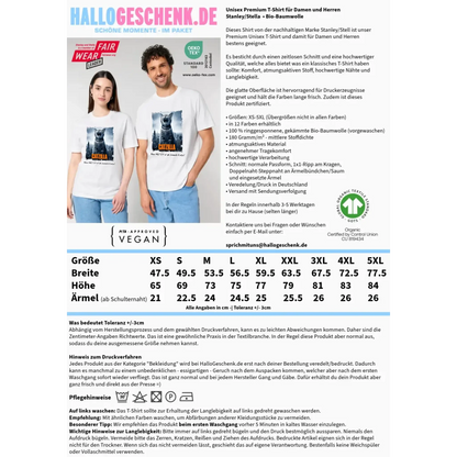 Catzilla • Katze • Unisex Premium T-Shirt XS-5XL aus Bio-Baumwolle für Damen & Herren • Exklusivdesign • personalisiert