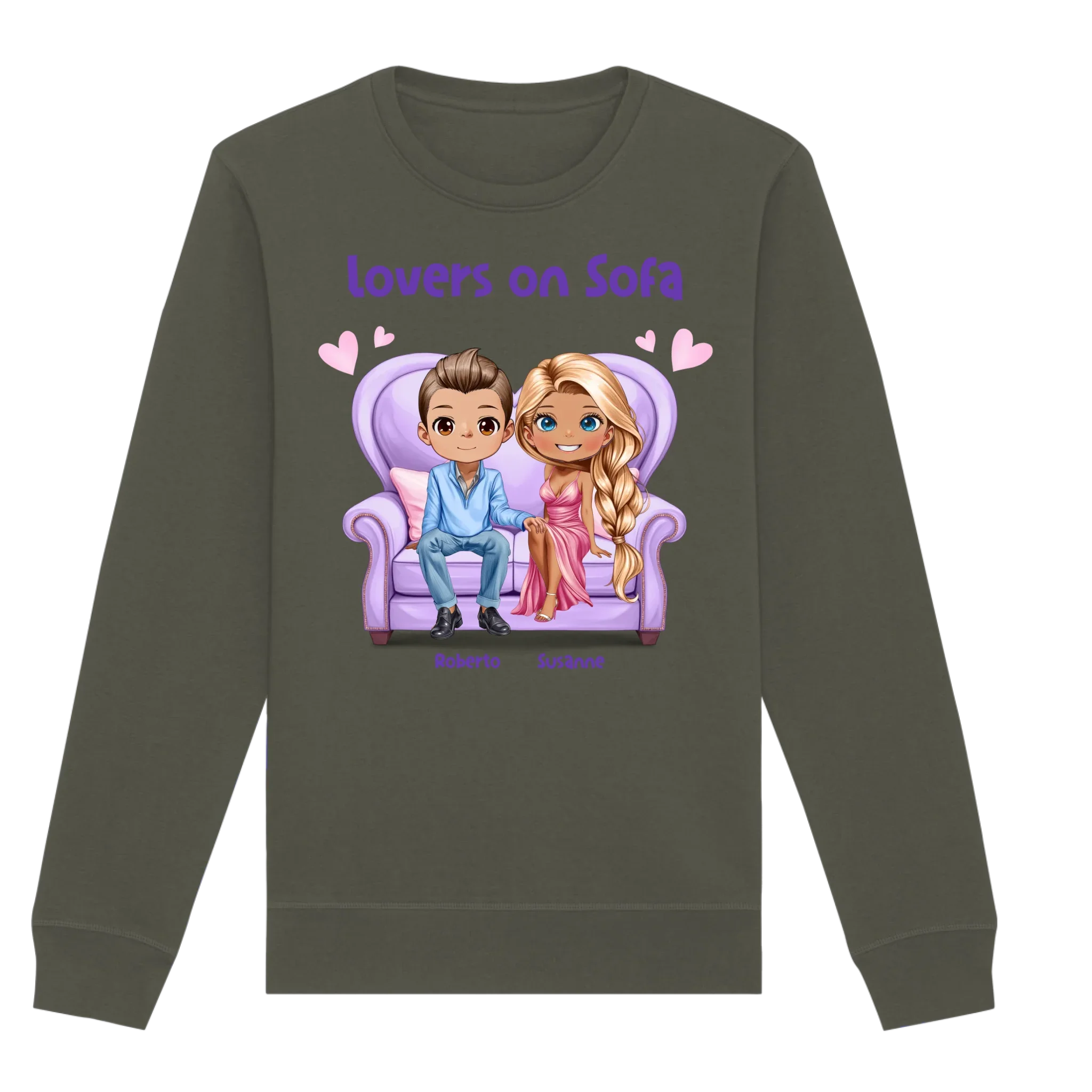 Lovers on Sofa: 2-4 Figuren (mw/mm/ww) • mehrere Artikel • ’Statement-Collection’ • Wunschtext • personalisierte