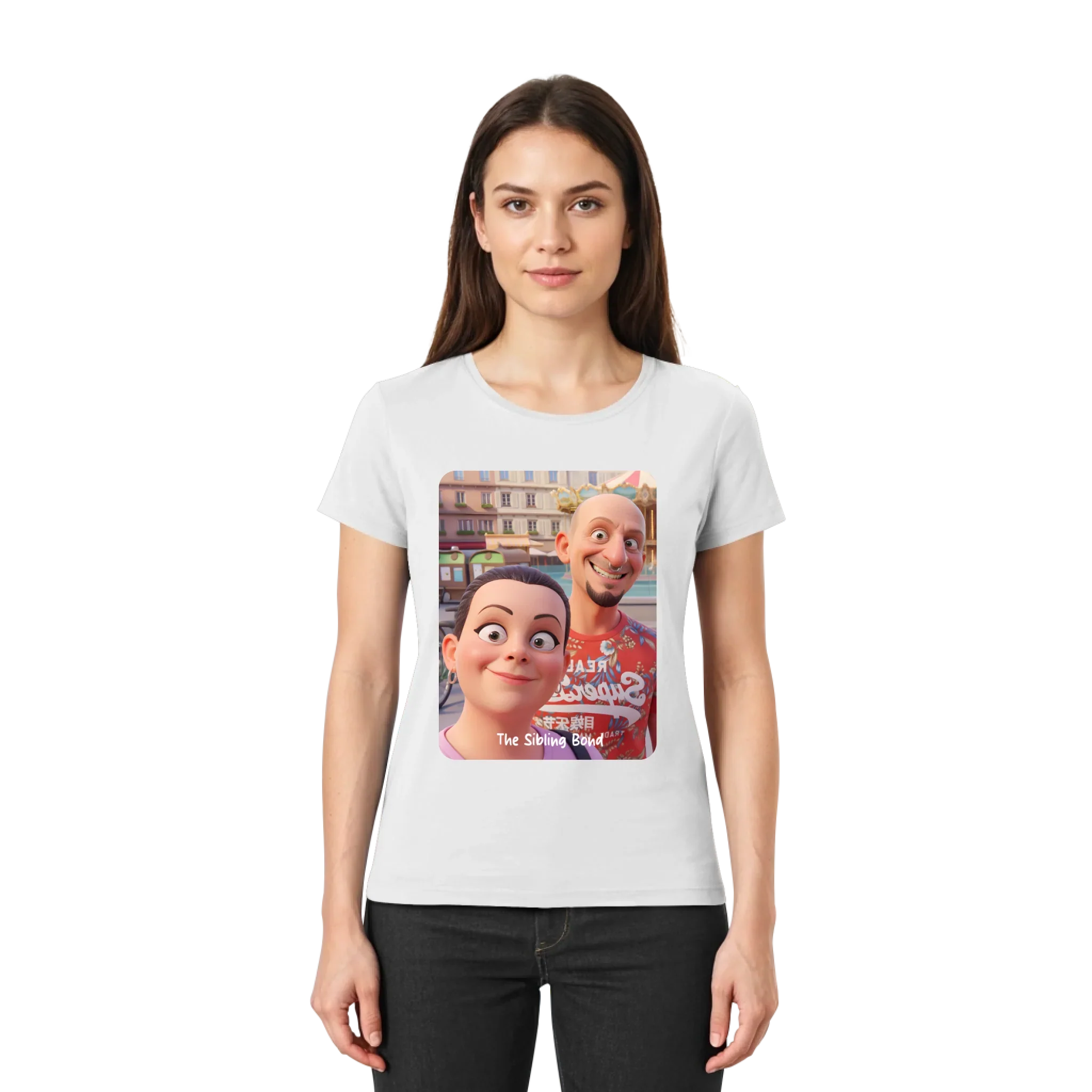 KI-Cartoon-Effekt (abgerundeter Rahmen) • mehrere Artikel • ’Statement-Collection’ • Wunschtext • Mein Fotomotiv