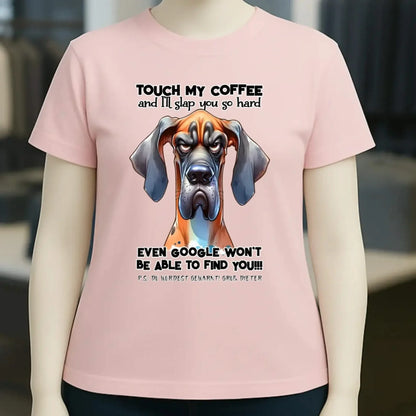 Coffee-Dog • Kaffee • Hund • Ladies Premium T-Shirt XS-2XL aus Bio-Baumwolle für Damen • Exklusivdesign • personalisiert