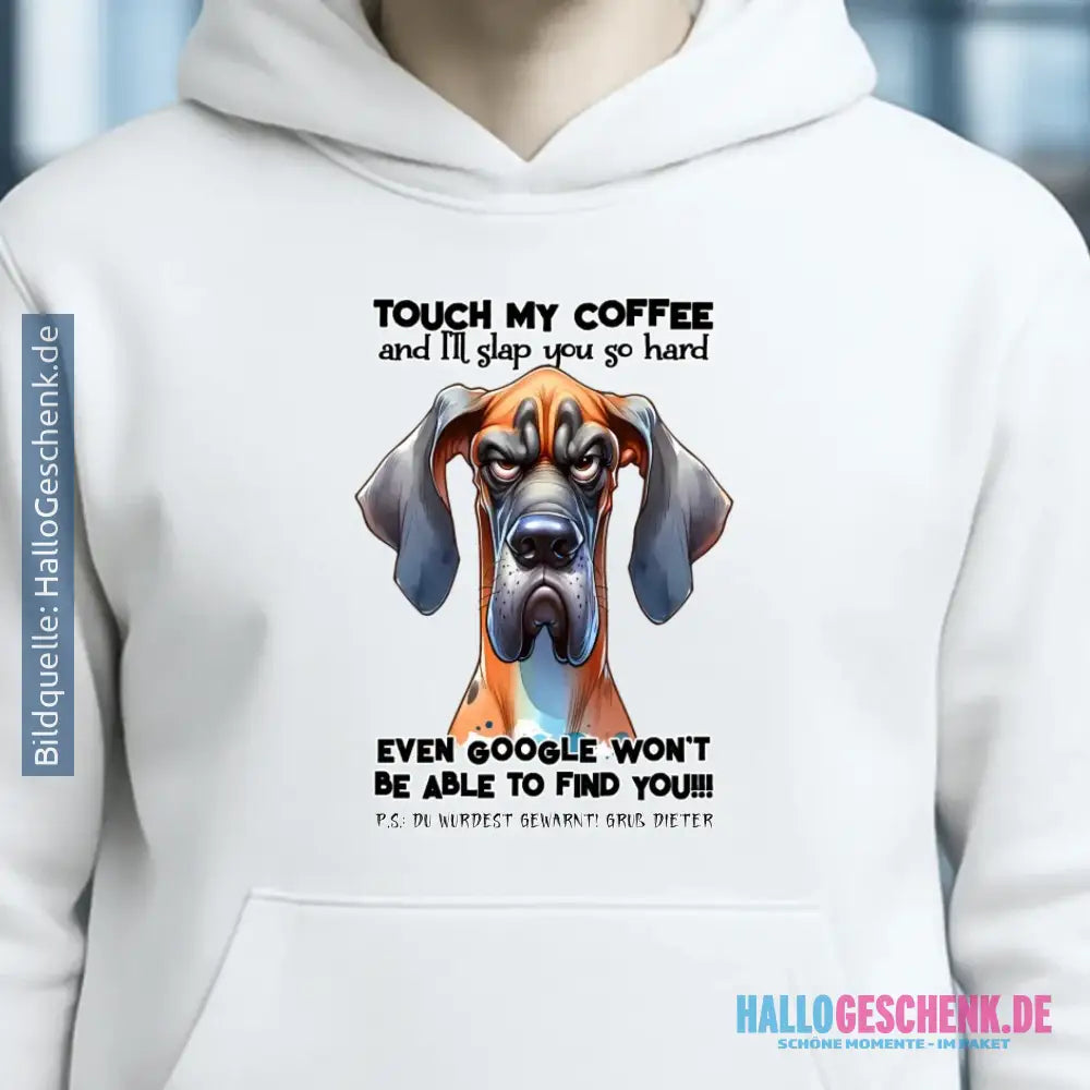 Coffee-Dog • Kaffee • Hund • Unisex Premium Hoodie XS-5XL aus Bio-Baumwolle für Damen & Herren • Exklusivdesign • personalisiert
