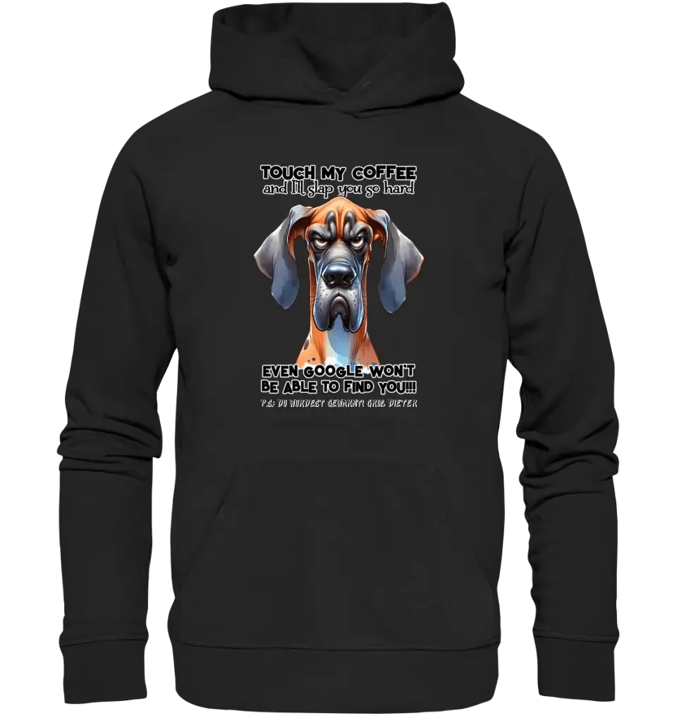 Coffee - Dog • Kaffee • Hund • Unisex Premium Hoodie XS - 5XL aus Bio - Baumwolle für Damen & Herren • Exklusivdesign • personalisiert - HalloGeschenk.de