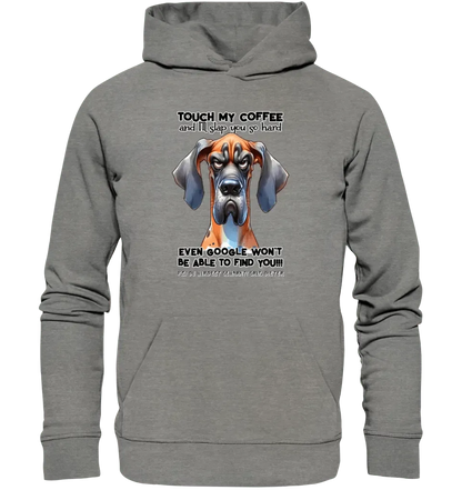 Coffee - Dog • Kaffee • Hund • Unisex Premium Hoodie XS - 5XL aus Bio - Baumwolle für Damen & Herren • Exklusivdesign • personalisiert - HalloGeschenk.de