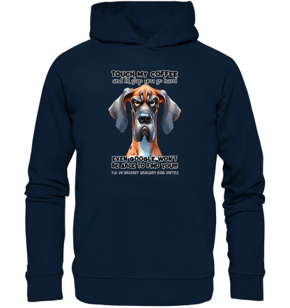 Coffee - Dog • Kaffee • Hund • Unisex Premium Hoodie XS - 5XL aus Bio - Baumwolle für Damen & Herren • Exklusivdesign • personalisiert - HalloGeschenk.de