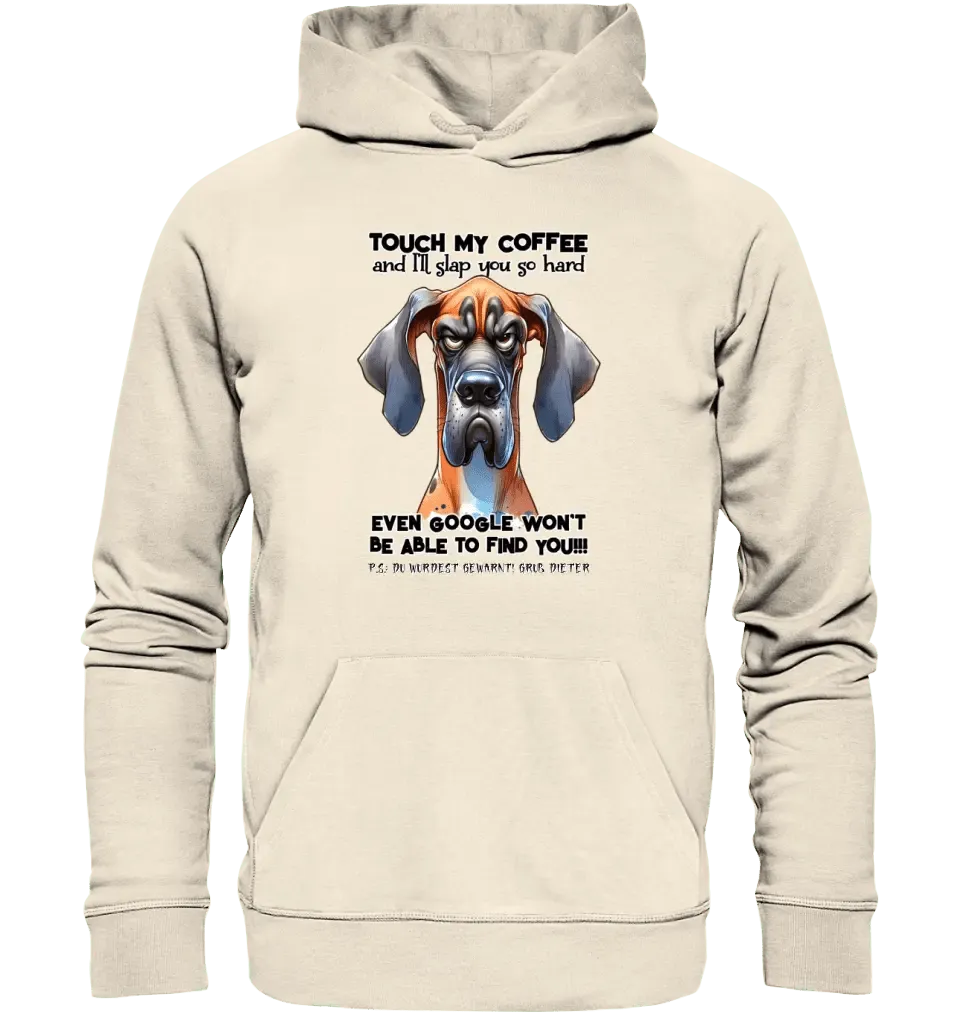 Coffee - Dog • Kaffee • Hund • Unisex Premium Hoodie XS - 5XL aus Bio - Baumwolle für Damen & Herren • Exklusivdesign • personalisiert - HalloGeschenk.de