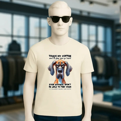 Coffee-Dog • Kaffee • Hund • Unisex Premium T-Shirt XS-5XL aus Bio-Baumwolle für Damen & Herren • Exklusivdesign • personalisiert