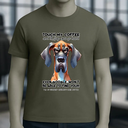 Coffee-Dog • Kaffee • Hund • Unisex Premium T-Shirt XS-5XL aus Bio-Baumwolle für Damen & Herren • Exklusivdesign • personalisiert