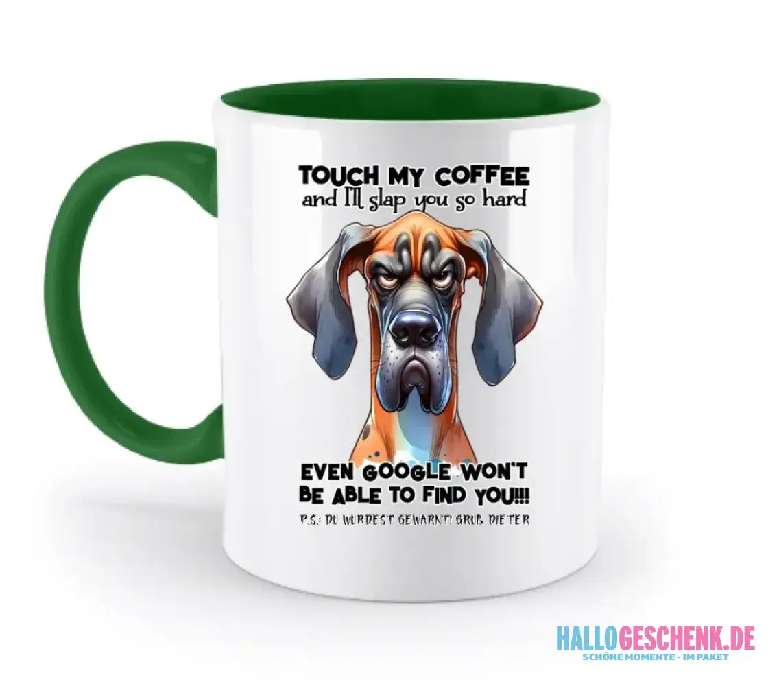 Coffee-Dog • Kaffee • Hund • zweifarbige Tasse • Exklusivdesign • personalisiert
