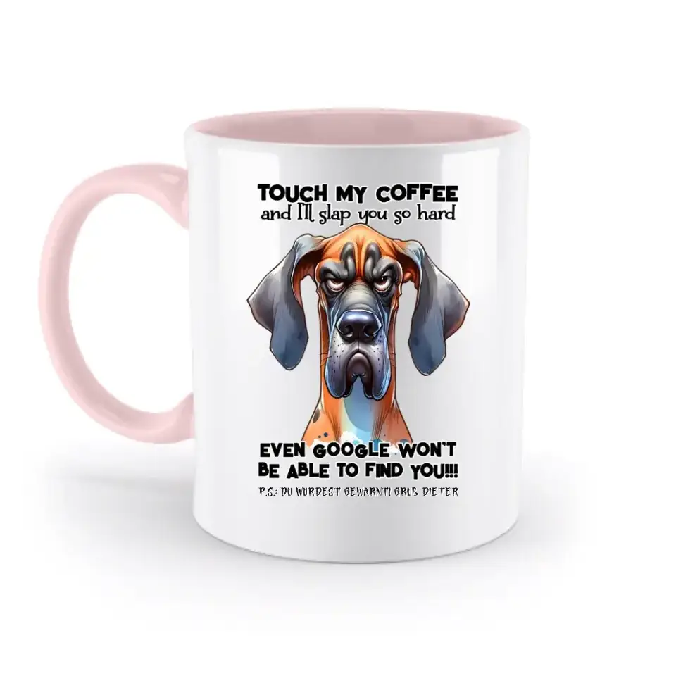 Coffee-Dog • Kaffee • Hund • zweifarbige Tasse • Exklusivdesign • personalisiert