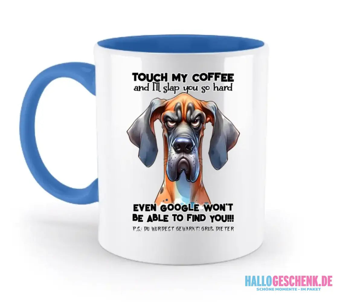 Coffee-Dog • Kaffee • Hund • zweifarbige Tasse • Exklusivdesign • personalisiert