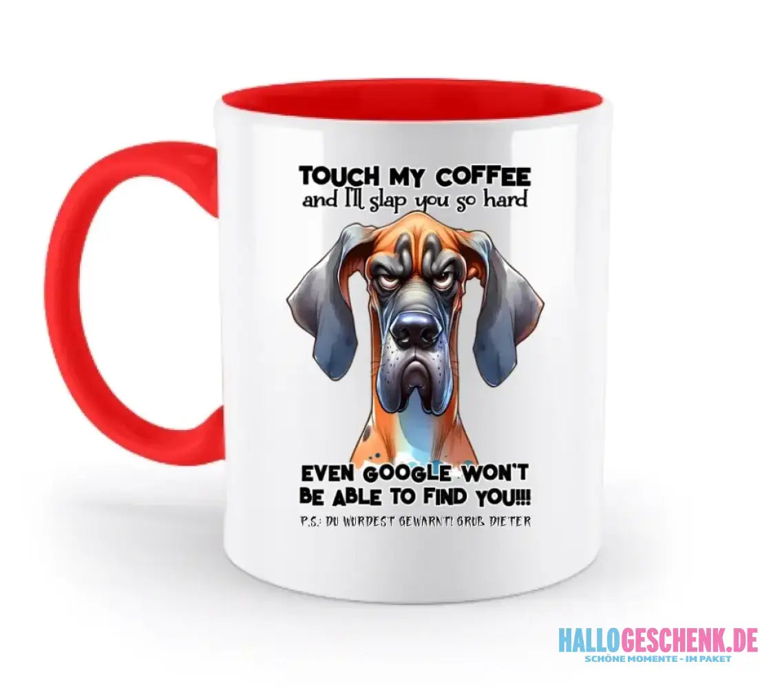 Coffee-Dog • Kaffee • Hund • zweifarbige Tasse • Exklusivdesign • personalisiert