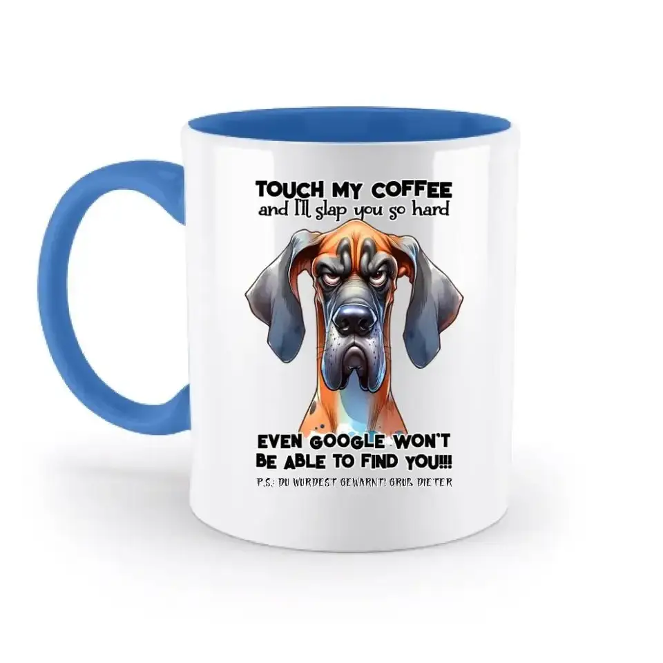 Coffee-Dog • Kaffee • Hund • zweifarbige Tasse • Exklusivdesign • personalisiert