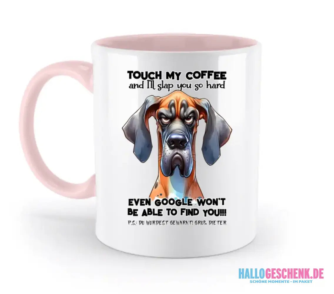 Coffee-Dog • Kaffee • Hund • zweifarbige Tasse • Exklusivdesign • personalisiert