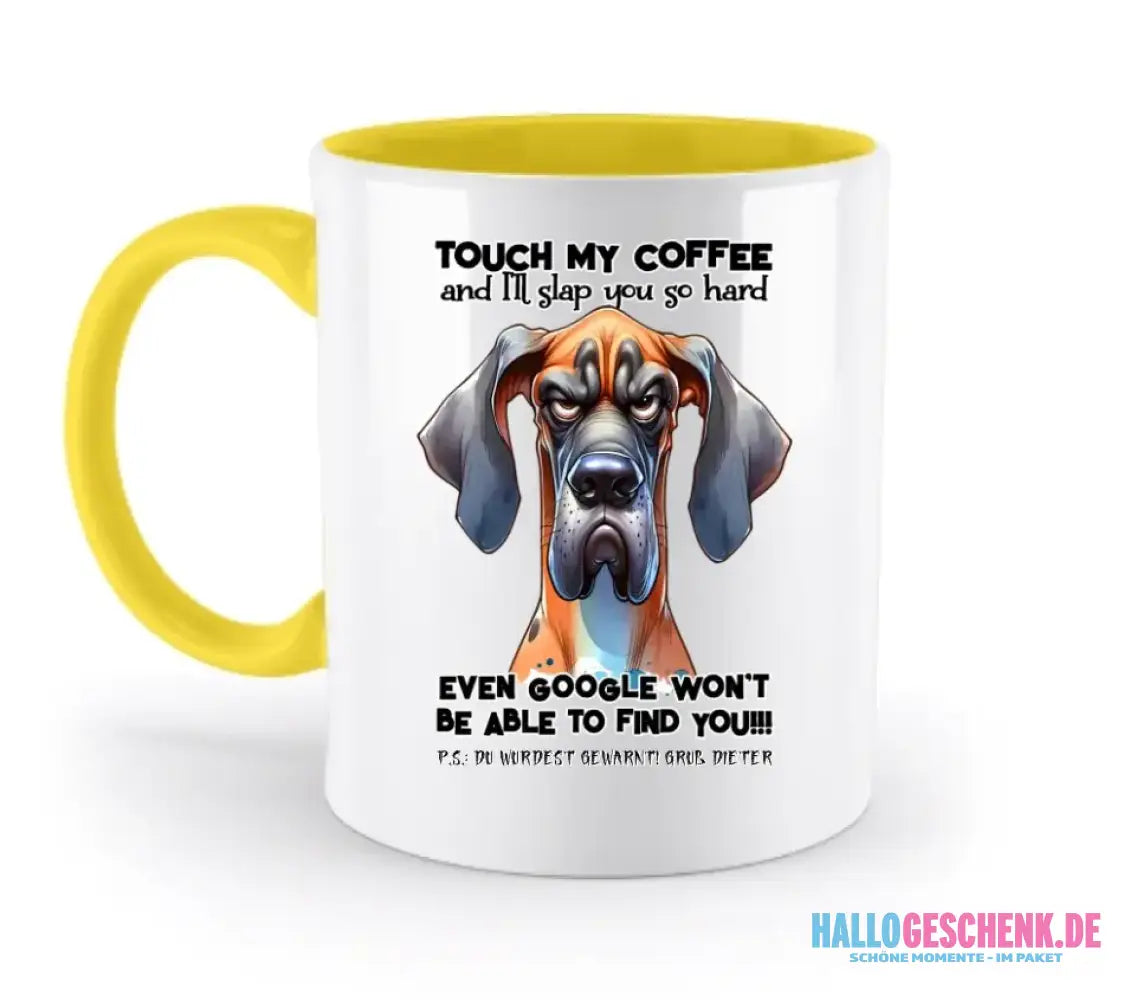 Coffee-Dog • Kaffee • Hund • zweifarbige Tasse • Exklusivdesign • personalisiert