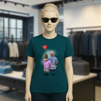 Couple Creator Ballon Love • Liebe • Beziehung • Paar Designer • Ladies Premium T-Shirt XS-2XL aus Bio-Baumwolle für Damen • Exklusivdesign • personalisiert • Motivauswahl • personalisierbar