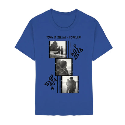 Create Your Own Photo Design 1 • 4er Foto-Collage – Personalized Unisex T-Shirt | Bella + Canvas 3001 - Staple | True