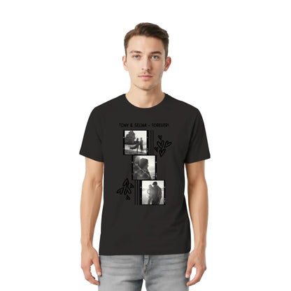 Create Your Own Photo Design 1 • 4er Foto-Collage – Personalized Unisex T-Shirt | Bella + Canvas 3001 - personalized