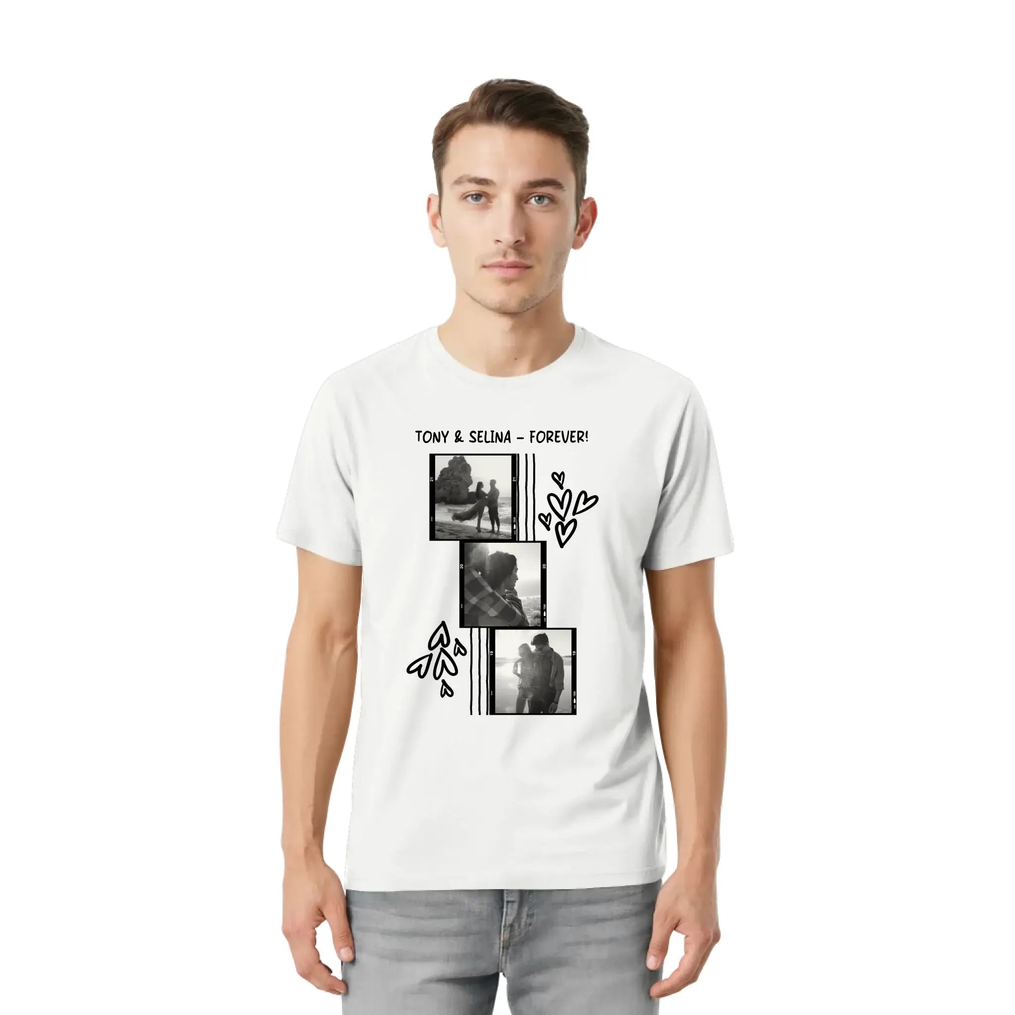 Create Your Own Photo Design 1 • 4er Foto-Collage – Personalized Color Accent Mug 11 oz - personalized Mugs (US/UK/EU)