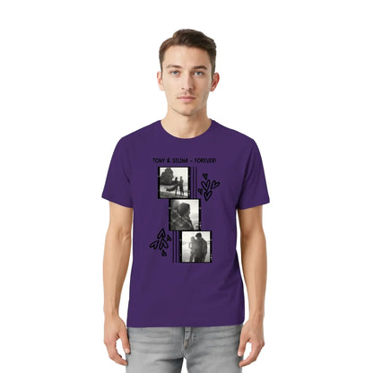 Create Your Own Photo Design 1 • 4er Foto-Collage – Personalized Unisex T-Shirt | Bella + Canvas 3001 - personalized