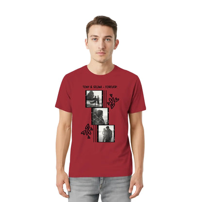 Create Your Own Photo Design 1 • 4er Foto-Collage – Personalized Unisex T-Shirt | Bella + Canvas 3001 - personalized