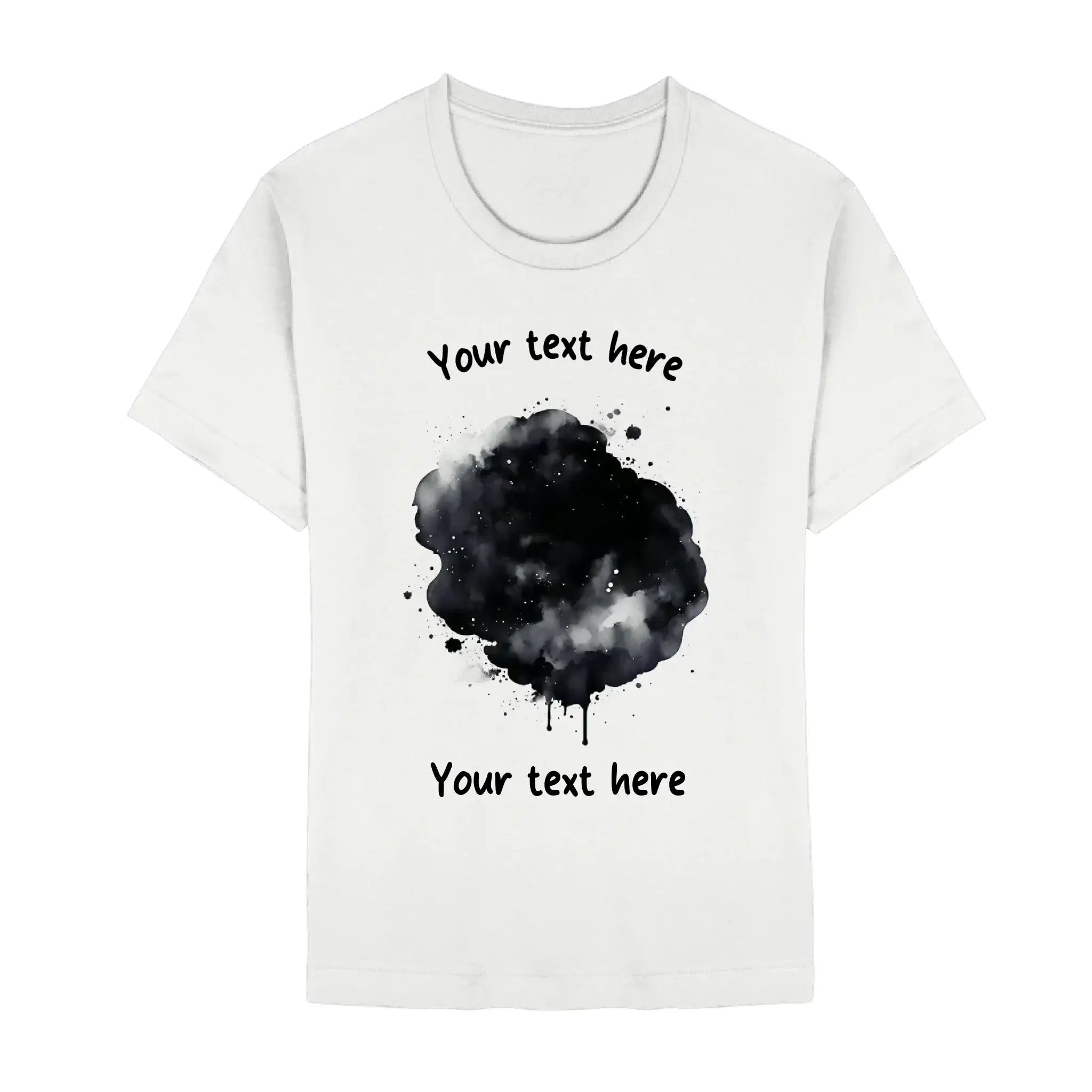 Create Your Own Photo Design 3 • Splash – Personalized Unisex T-Shirt | Bella + Canvas 3001 - Staple | White / 2XL