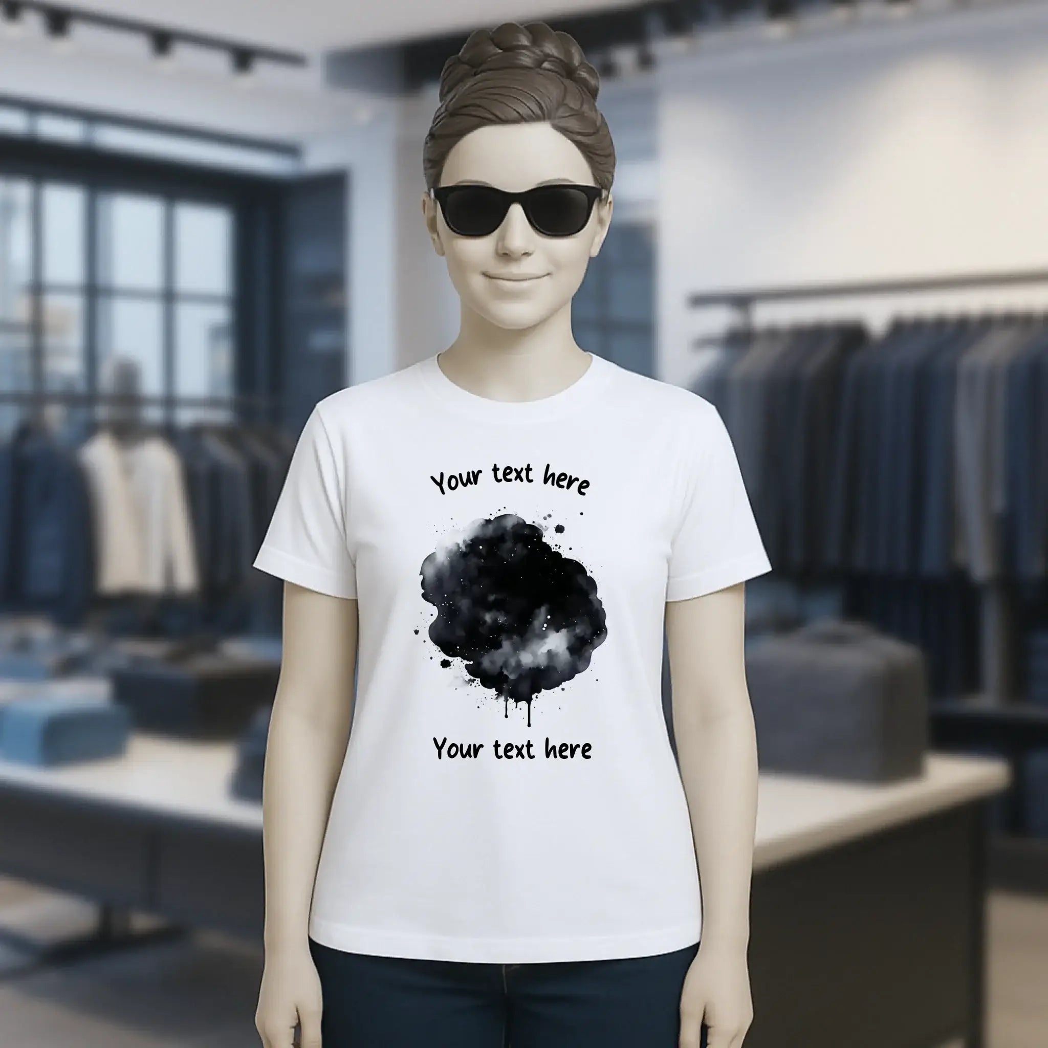 Create Your Own Photo Design 3 • Splash – Personalized Unisex T-Shirt | Bella + Canvas 3001 - personalized T-Shirts