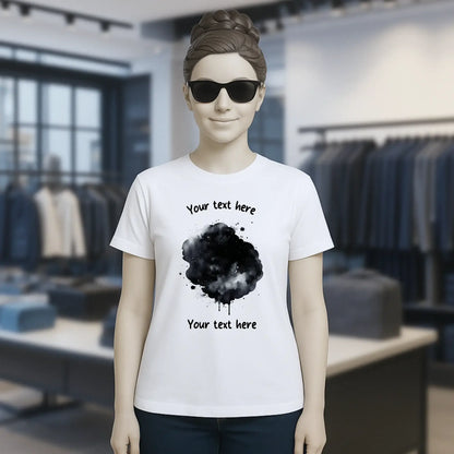 Create Your Own Photo Design 3 • Splash – Personalized Unisex T-Shirt | Bella + Canvas 3001 - personalized T-Shirts