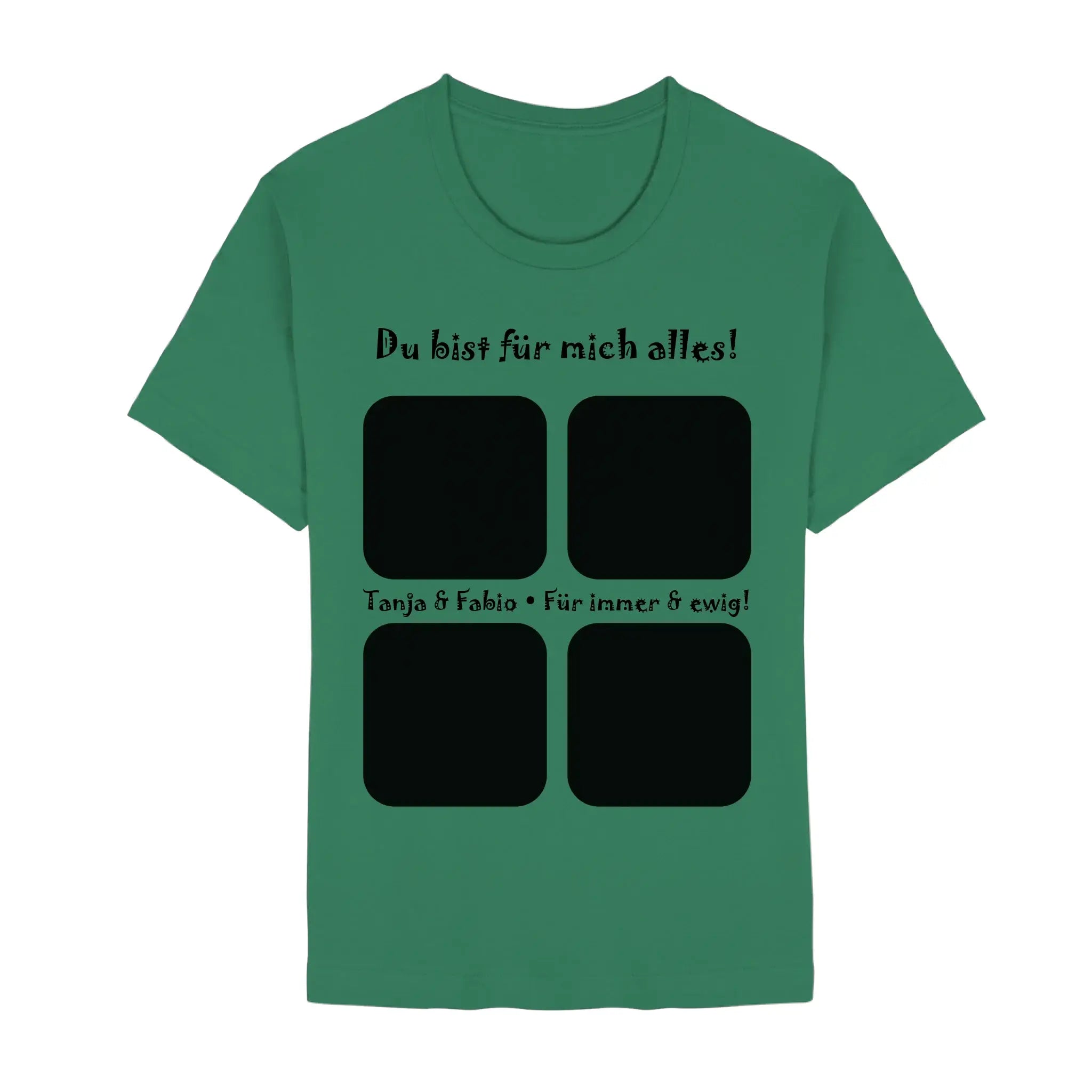 Create Your Own Photo Design 4 • Collage – Personalized Color Accent Mug 11 oz - Unisex Staple T-Shirt | Bella + Canvas