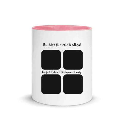 Create Your Own Photo Design 4 • Collage – Personalized Unisex T-Shirt | Bella + Canvas 3001 - White Ceramic Mug with