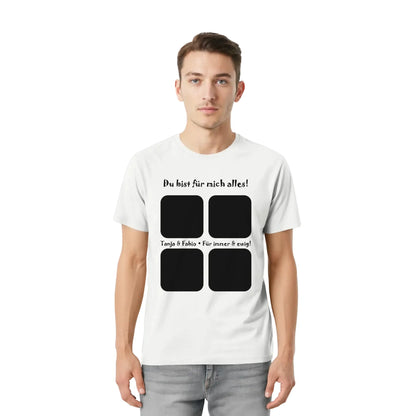 Create Your Own Photo Design 4 • Collage – Personalized Unisex T-Shirt | Bella + Canvas 3001 - personalized T-Shirts