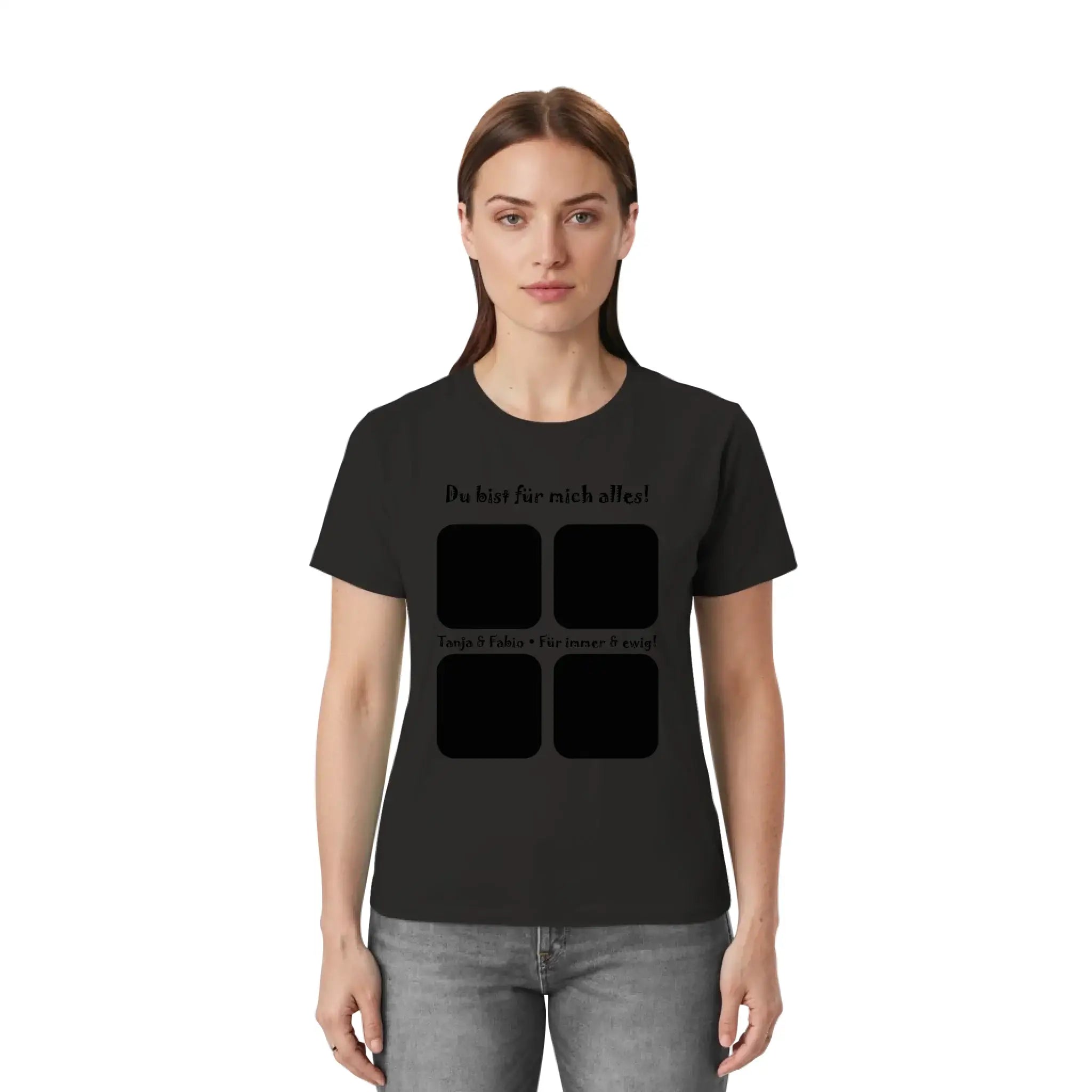 Create Your Own Photo Design 4 • Collage – Personalized Unisex T-Shirt | Bella + Canvas 3001 - personalized T-Shirts
