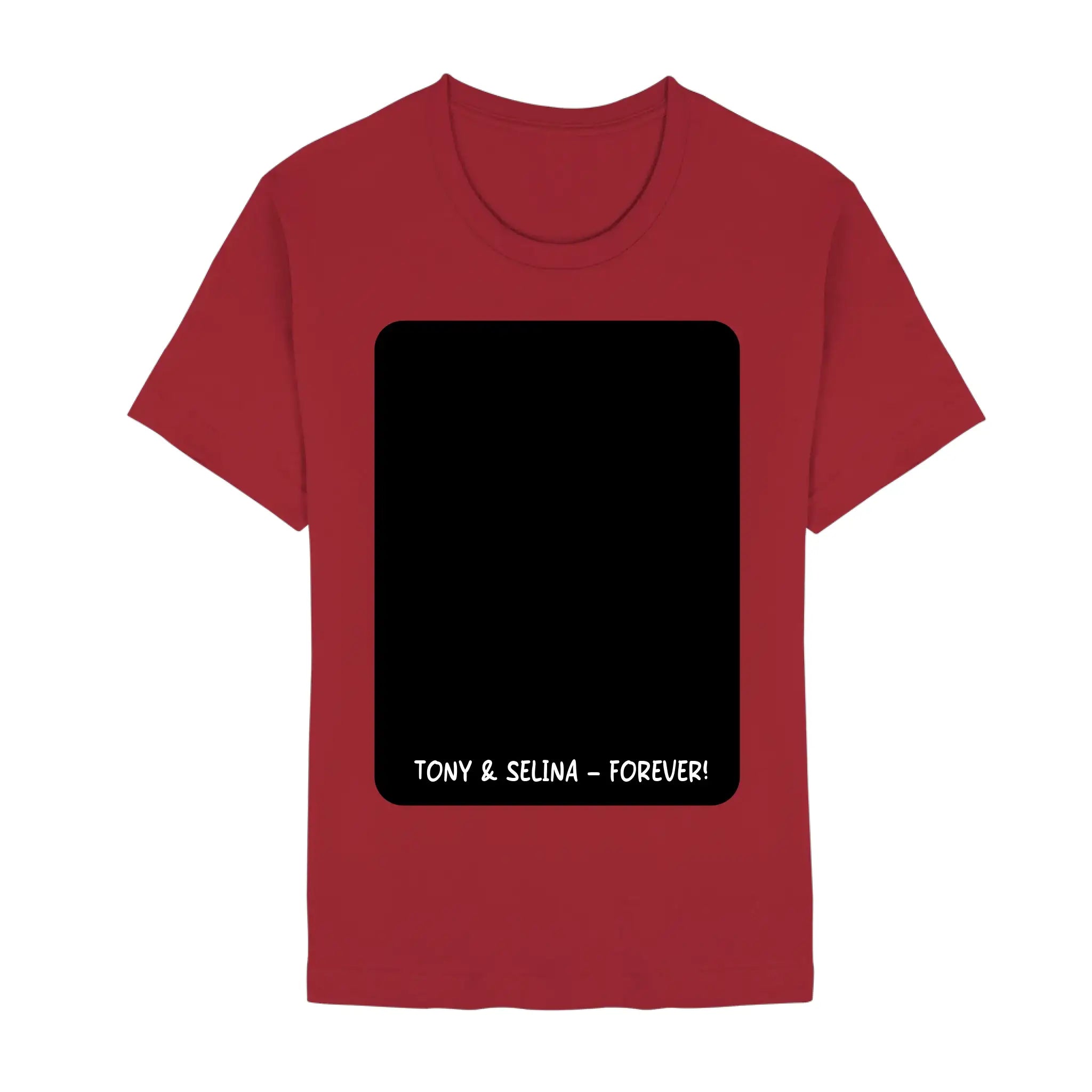 Create Your Own Photo Design 7 – Personalized Unisex T-Shirt | Bella + Canvas 3001 - Staple | Red / 2XL - personalized