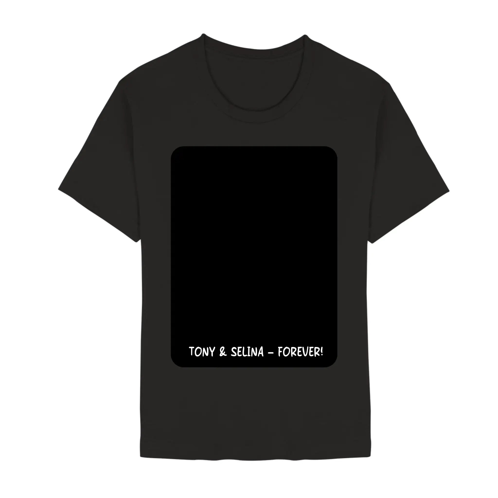 Create Your Own Photo Design 7 – Personalized Unisex T-Shirt | Bella + Canvas 3001 - Staple | Black / 2XL