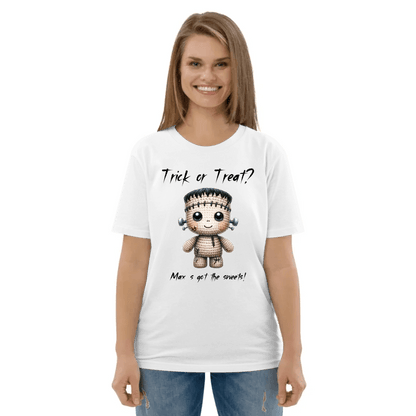 Cute Halloween • Choose from 20 Designs – Add Your Own Text • Unisex Organic Cotton T-Shirt | Stanley/Stella for U.S. customers