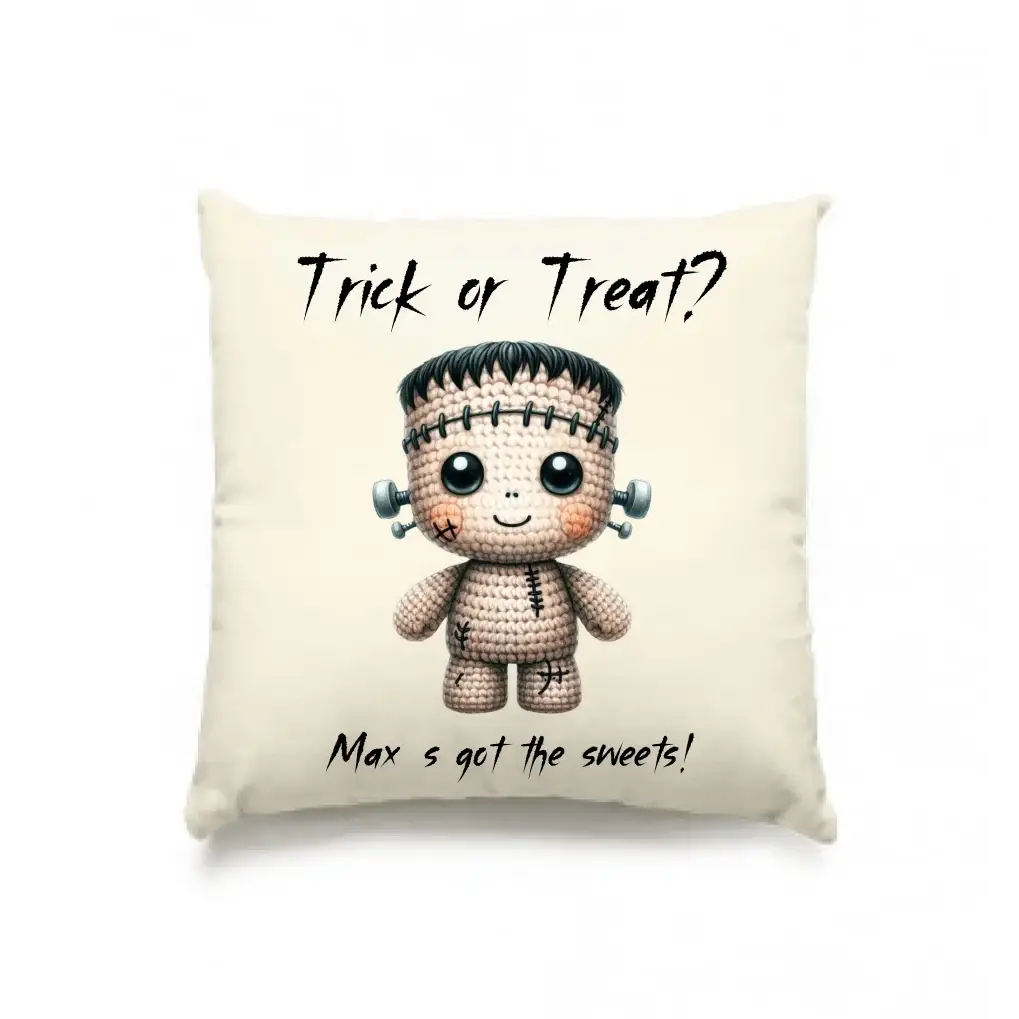 Cute Halloween • Wähle aus 20 Designs + Text • Kissen 40x40 cm • personalisiert