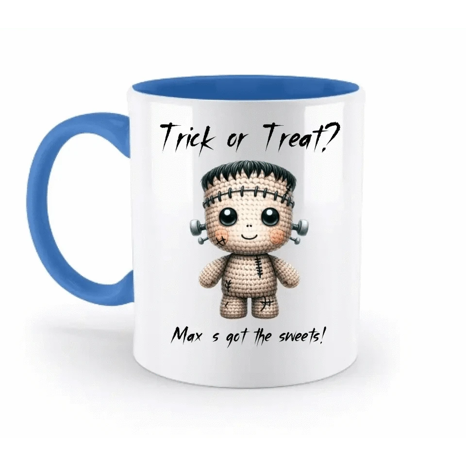 Cute Halloween • Wähle aus 20 Designs + Text • zweifarbige Tasse • Exklusivdesign • personalisiert